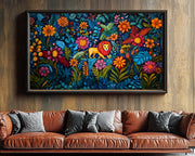 Alternate view of Bold Lion Black Caribbean wall art canvas print