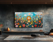 Cheerful Lion for Kids Black children wall art for home decor