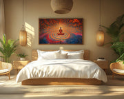 Spiritual Meditation Black culture wall art artwork view
