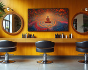 Spiritual Meditation Black culture wall art canvas print by MoomZee Artwork