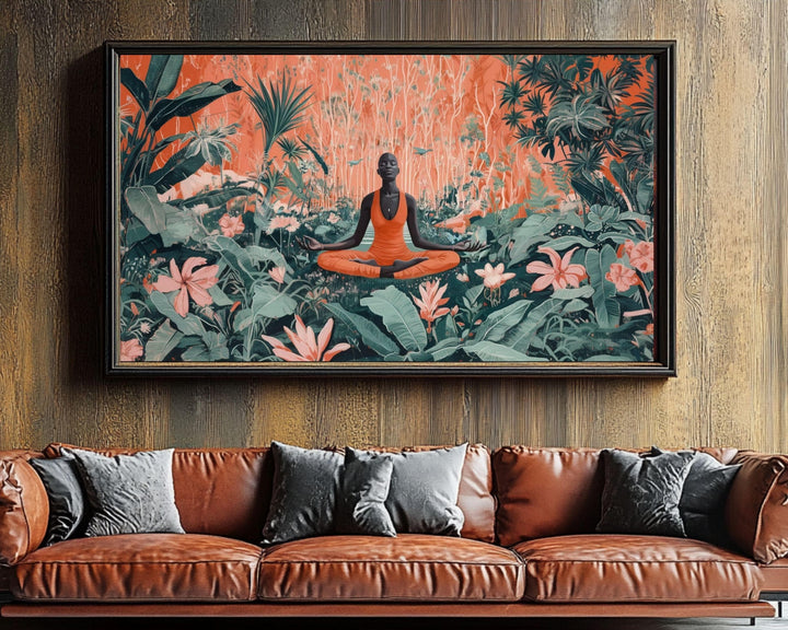 African American Wall Art Peaceful Vibes