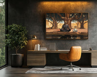 Vibrant abstract canvas art featuring bold colors, perfect as african american wall art for any modern space.