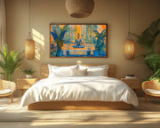 Meditating Black Woman African American wall art artwork view