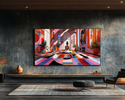 Sunlit Meditation cultural wall decor print by MoomZee Artwork
