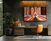 Modern Meditative Abstract cultural wall decor print by MoomZee Artwork