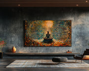 Alternate view of Black Woman Meditation African American wall art canvas print