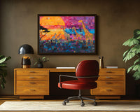 Vibrant african american wall art featuring a striking portrait that adds character and style to any space.