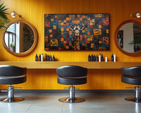 Vibrant canvas art showcasing African American culture, perfect for adding character to any space as african american wall art.