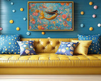 Beautiful abstract design featuring vibrant colors, perfect for african american wall art. Ideal for modern home decor.