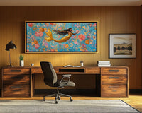 Vibrant abstract canvas art featuring bold colors, perfect as african american wall art for any modern space.