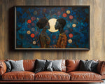 Moonlight Black Love Art African American Canvas Print