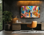 Caribbean Love Stroll Caribbean wall art artwork view