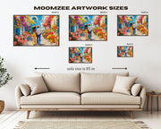 Alternate view of Caribbean Love Stroll Caribbean wall art canvas print