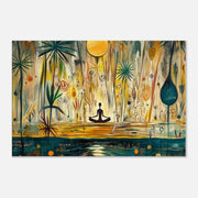 Colorful abstract painting showcasing vibrant shapes, perfect as african american wall art for a modern living space.