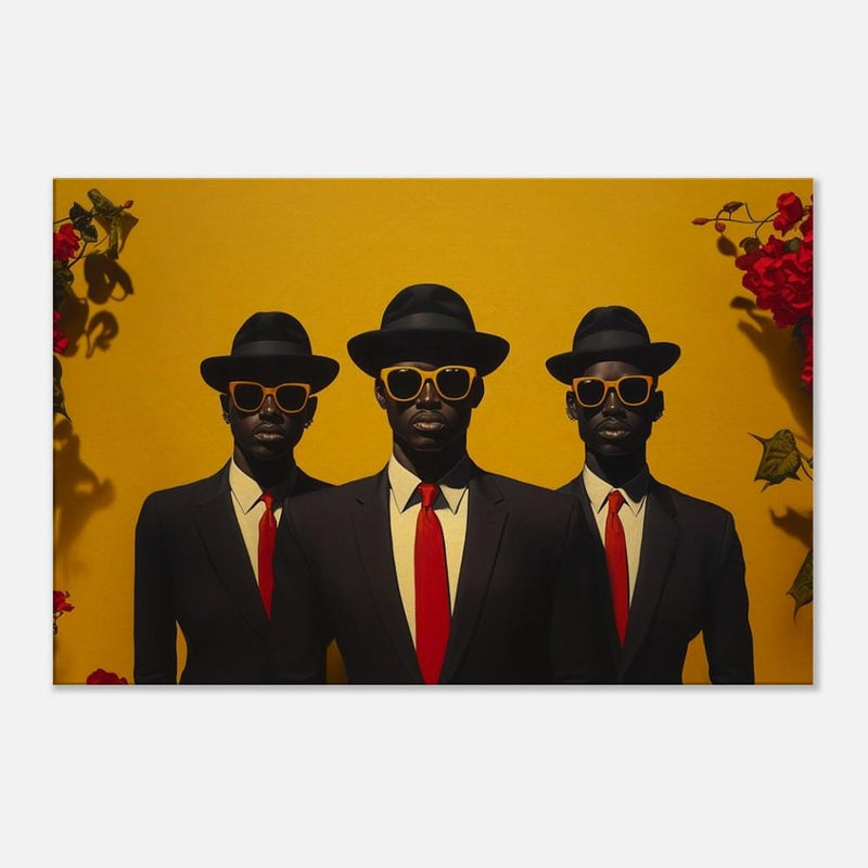 Stylish Black Men African American Wall Art