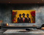 Stylish Black Men cultural wall decor print by MoomZee Artwork