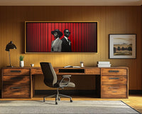 Vibrant abstract canvas art showcasing bold colors, perfect as african american wall art for modern decor.