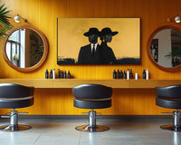 Vibrant abstract canvas art featuring African American themes, perfect as statement African American wall art for home decor.