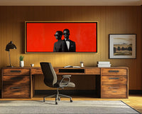 Vibrant abstract canvas art showcasing colorful patterns, perfect as african american wall art for contemporary decor.