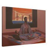 Stylish meditation African American wall art featuring serene imagery and vibrant colors to enhance your space.