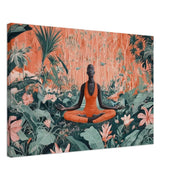 Peaceful Vibes Caribbean wall art canvas print by MoomZee Artwork