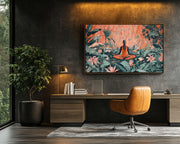 Peaceful Vibes cultural wall decor print by MoomZee Artwork