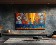 Meditative Black Woman African American wall art for home decor