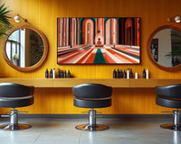 Stylish abstract canvas art featuring vibrant colors, perfect for enhancing any space as african american wall art.