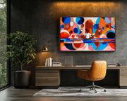 Abstract Meditation cultural wall decor print by MoomZee Artwork