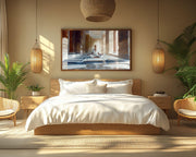 Elegant Black Woman Meditation African American wall art artwork view
