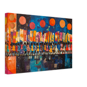 Black Children Marching for Living Room or Office, cultural wall decor print by MoomZee Artwork