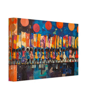 Vibrant african american wall art featuring a colorful abstract design, perfect for enhancing any space.