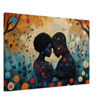 Romantic Growth Black Couple African American Wall Art