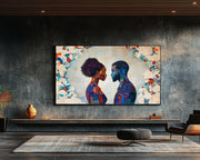 Black Love Romantic Black love wall art for home decor