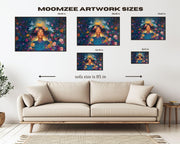Alternate view of Goddess Black Woman African American wall art canvas print
