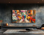 Caribbean Love cultural wall decor print by MoomZee Artwork