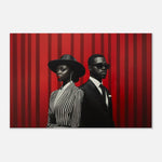Bold Black Couple African American Wall Art