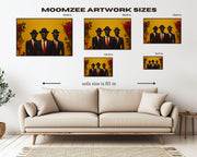 Alternate view of Stylish Black Men Black man wall art canvas print