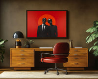 Vibrant canvas art featuring an inspirational African American woman, perfect for any african american wall art collection.