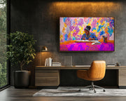 Creative Journaling African American canvas print artwork view