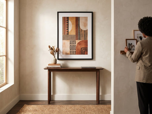 Inspirational Black Wall Art for Home Offices: Entryway