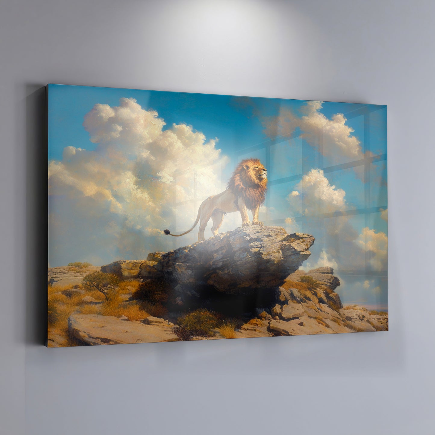 Majestic Lion Safari African American canvas print view 24