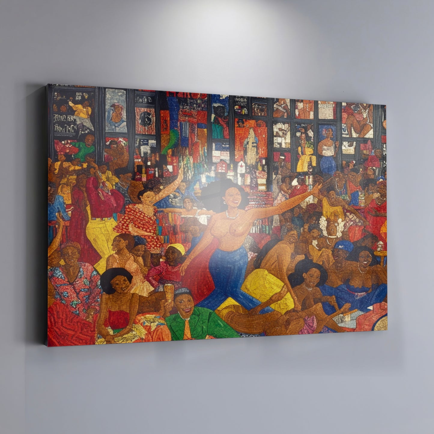 Black Joy Dance Party Black culture wall art view 19
