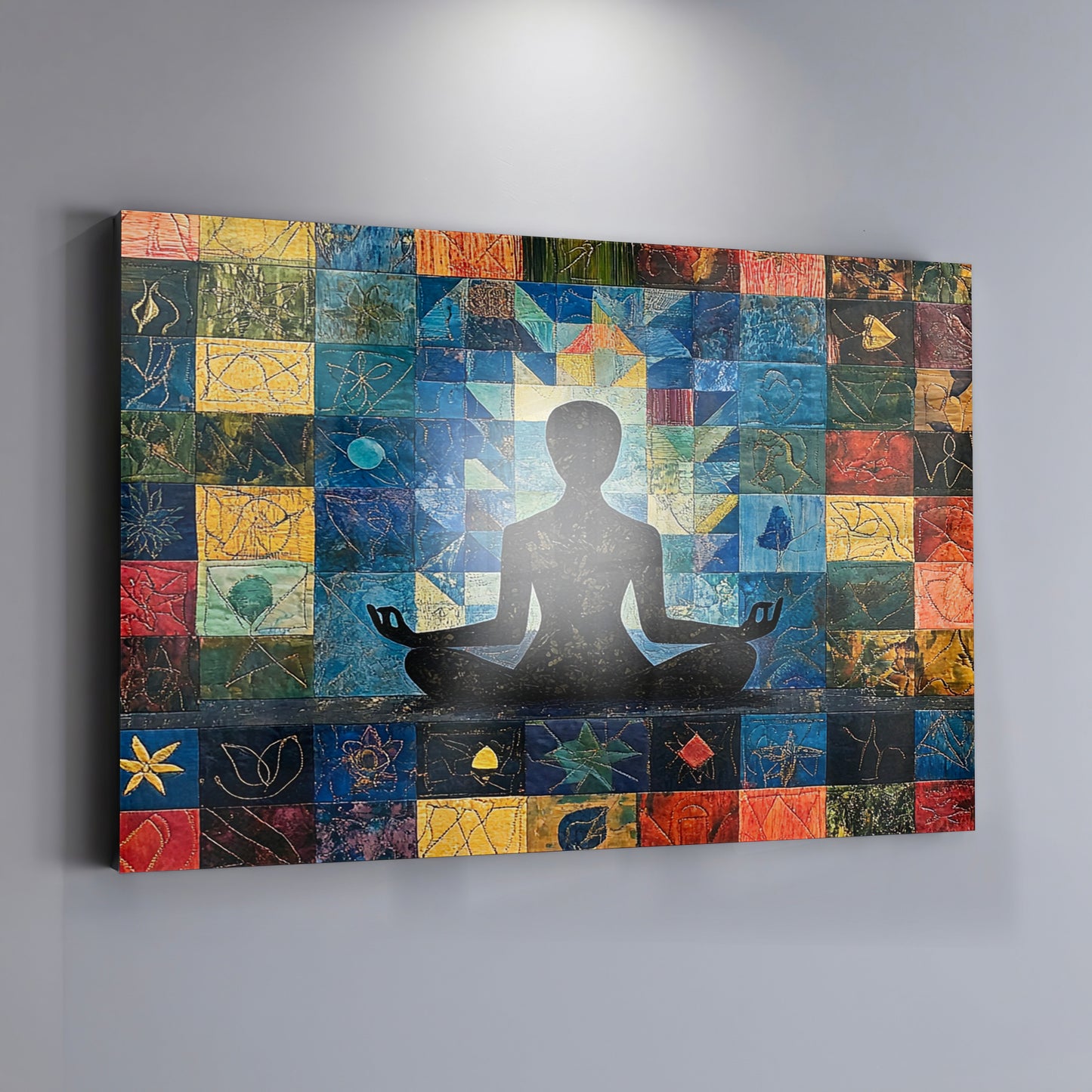 Black Woman Meditation African American wall art view 19