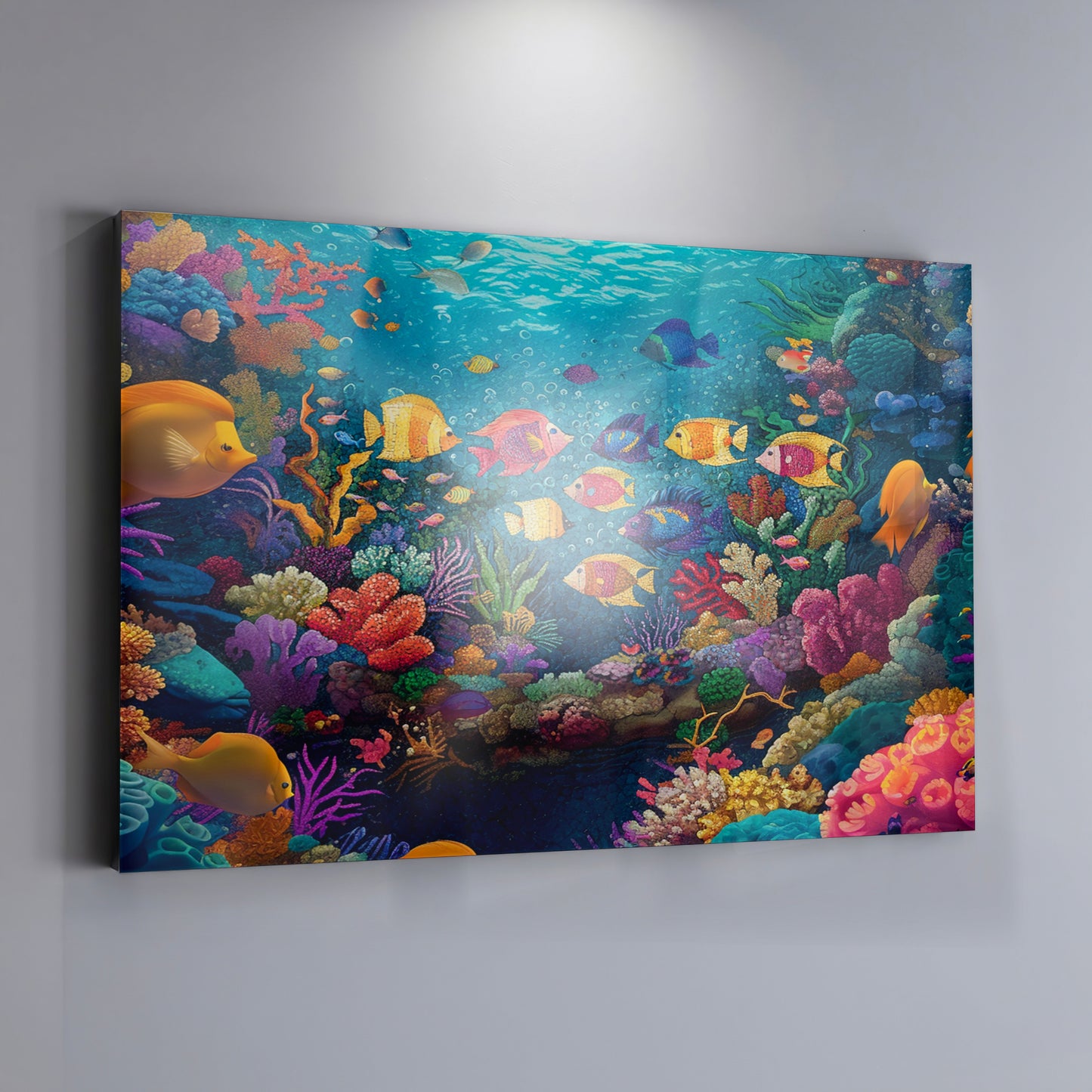 Colorful Tropical Fish Caribbean wall art view 19
