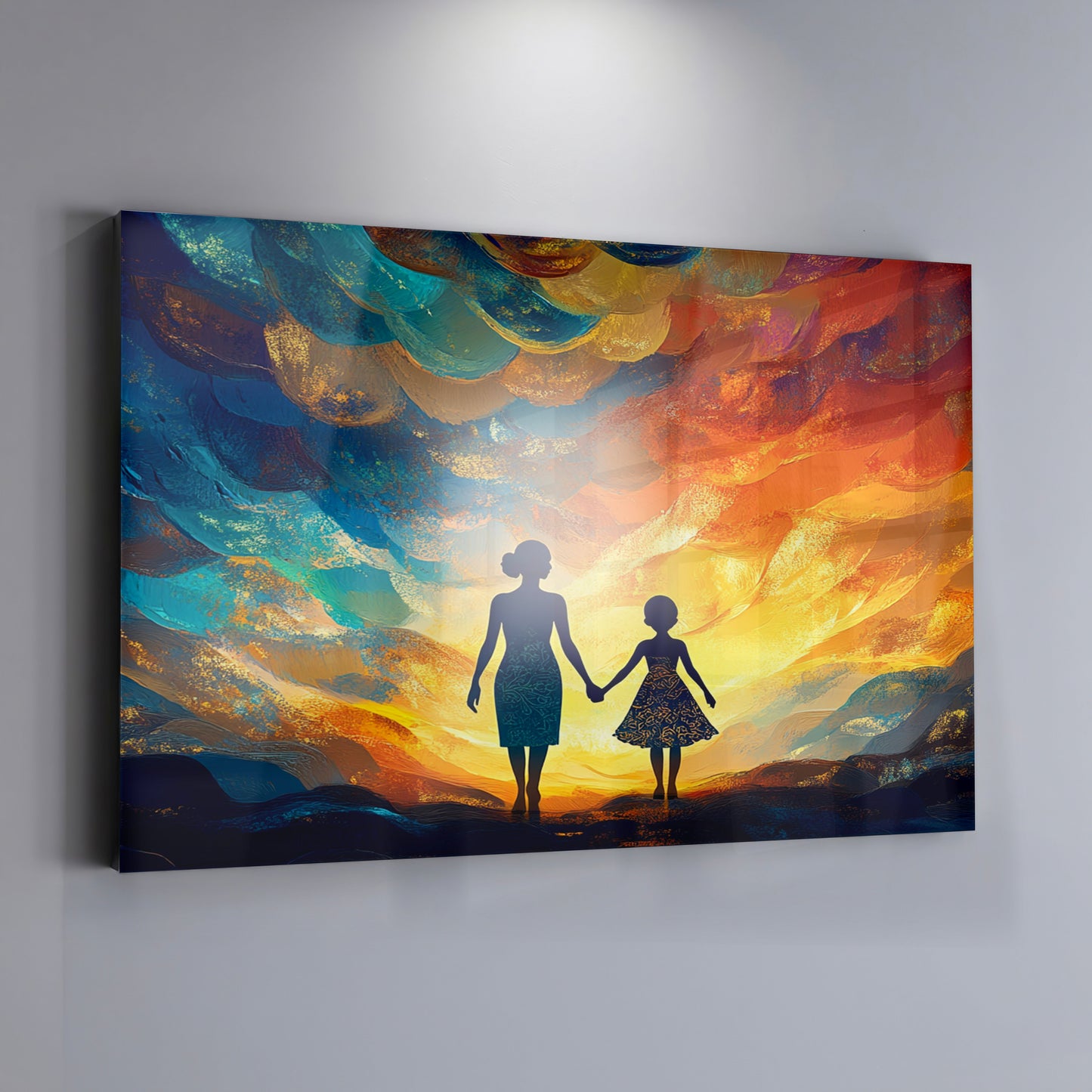 Black Children Sunset Black children wall art view 19
