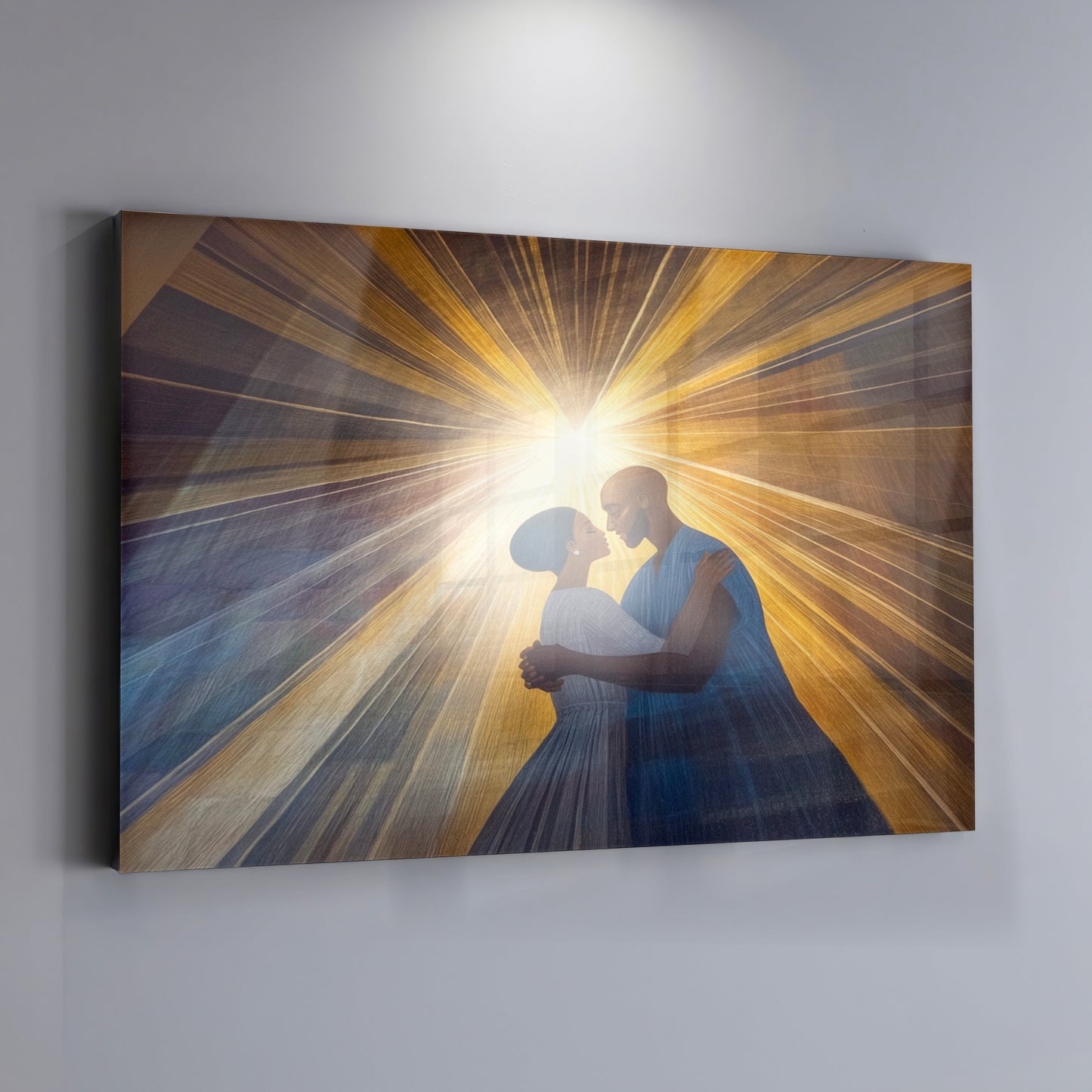 Black Mother and Child Black family wall art view 19