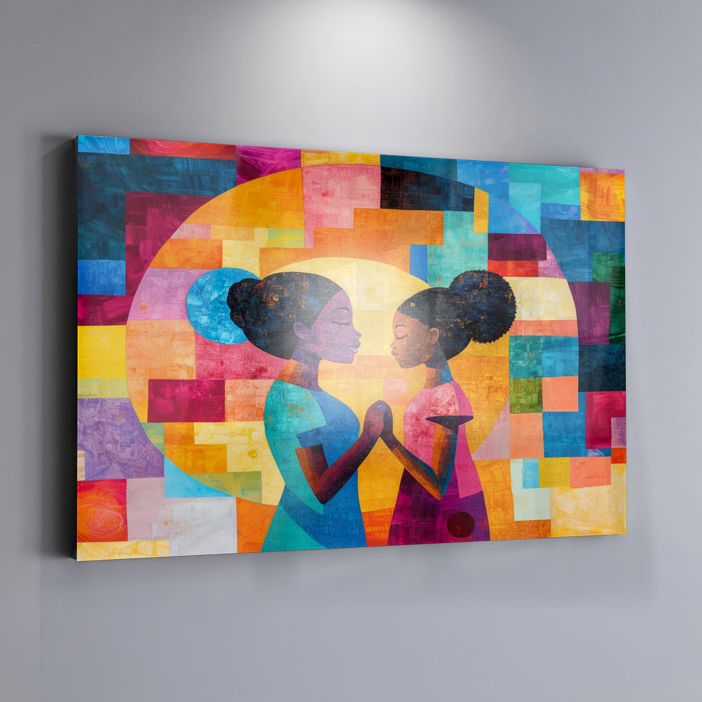 Black Girls Friendship Black children wall art view 19