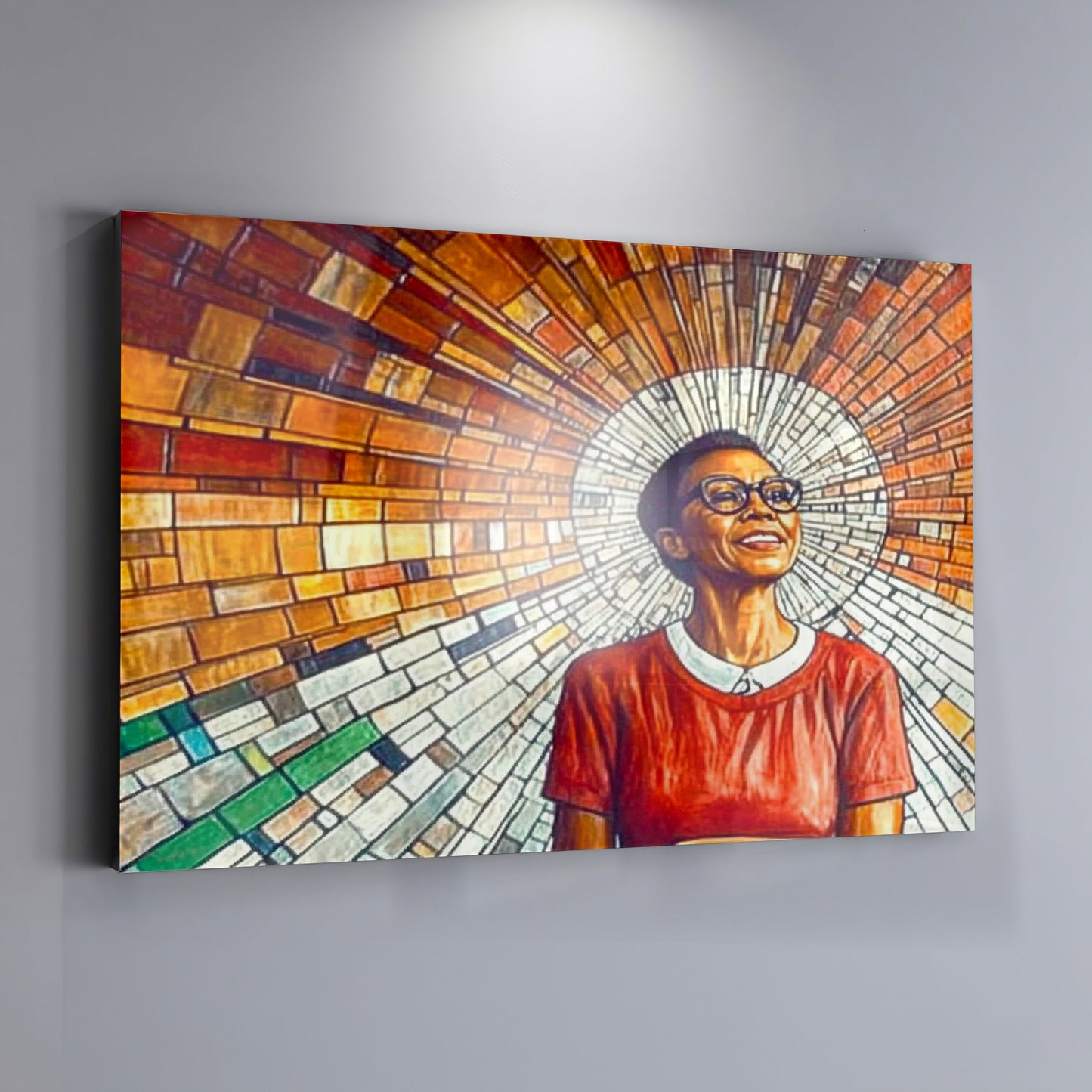 Black Woman Joyful Portrait African American wall art view 19