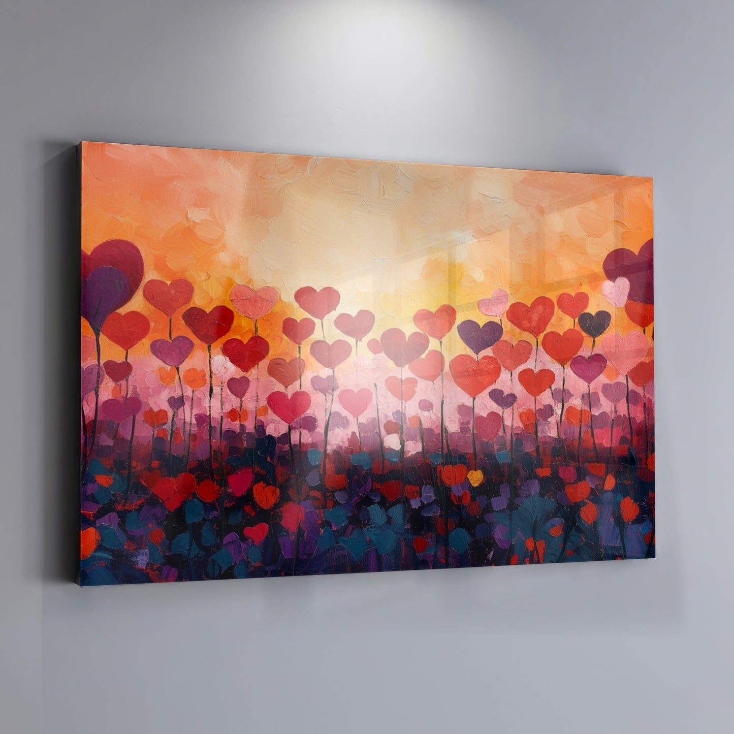 Love Heart Abstract Black African American abstract art view 19